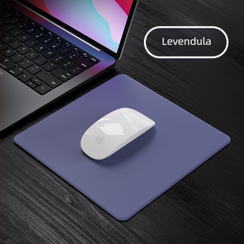 Kis egérpad Liquid Feel anyaggal és PVC-vel, kétoldalas, csúszásmentes, műanyag formázású