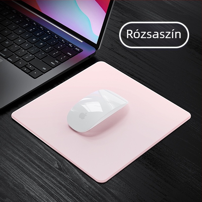 Kis egérpad Liquid Feel anyaggal és PVC-vel, kétoldalas, csúszásmentes, műanyag formázású