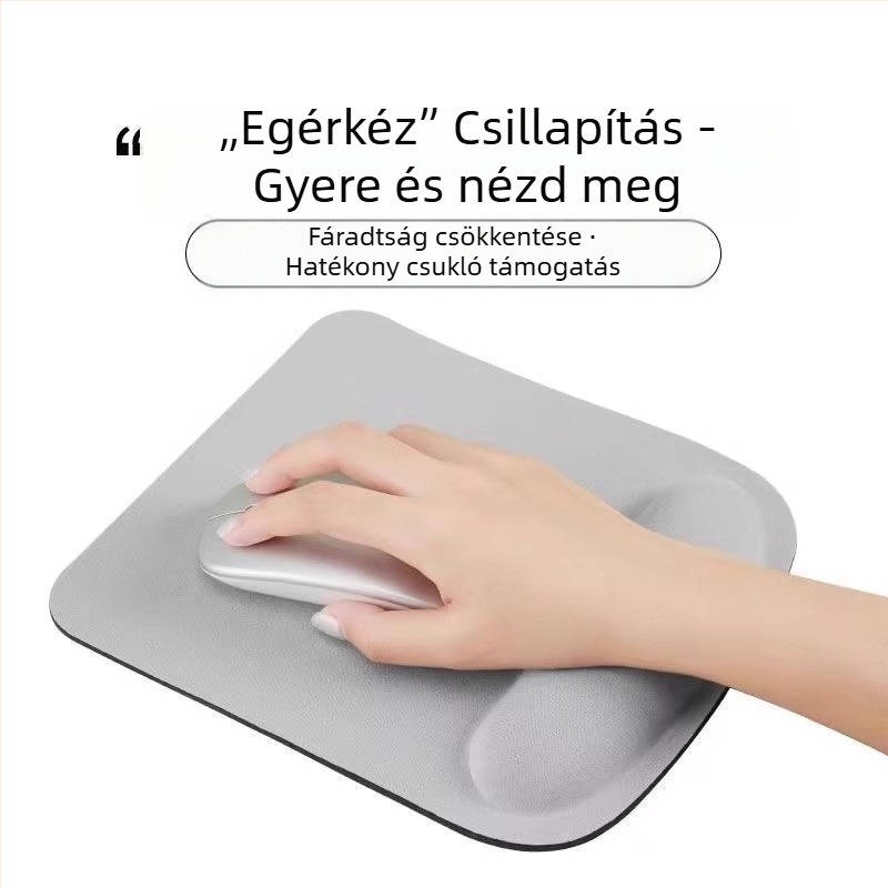 Egércsukló párna, gumírozott asztali alátét, egyoldalas, japán minimalista stílus