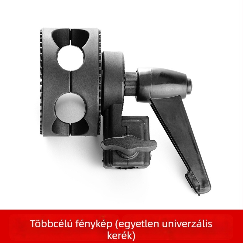Zhijie fényképező lámpa tartó adapter univerzális kerékkel, cantilever forgó platform és keresztkar (310 g)