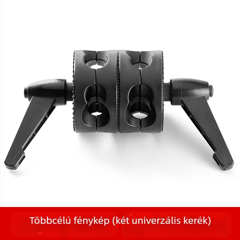 Zhijie fényképező lámpa tartó adapter univerzális kerékkel, cantilever forgó platform és keresztkar (310 g)