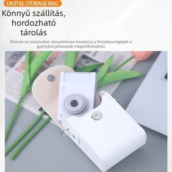 Digitális fényképezőgép táska keresztpántos, Oxford anyag, kompatibil Canon G7X II/III és Sony, uniszex, 2025 tavasz, otthoni tárolás