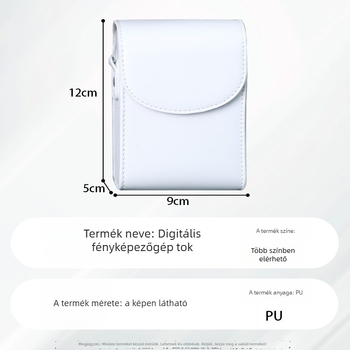 Digitális fényképezőgép táska keresztpántos, Oxford anyag, kompatibil Canon G7X II/III és Sony, uniszex, 2025 tavasz, otthoni tárolás
