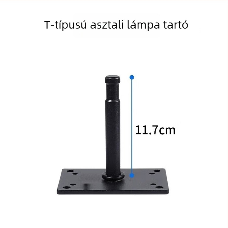 Mennyezetre szerelhető fotóbevilágító állvány, többirányú állíthatóság, vasból, 16 mm-es csőátmérő, teherbírás 5 kg — Shadow Knight