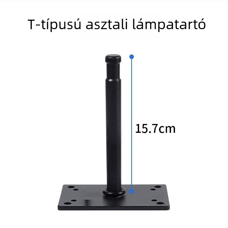 Mennyezetre szerelhető fotóbevilágító állvány, többirányú állíthatóság, vasból, 16 mm-es csőátmérő, teherbírás 5 kg — Shadow Knight
