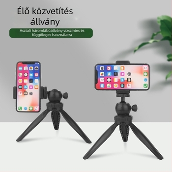 Asztali tartó mobiltelefon élő közvetítéséhez – Tip more, Műanyag, Általános