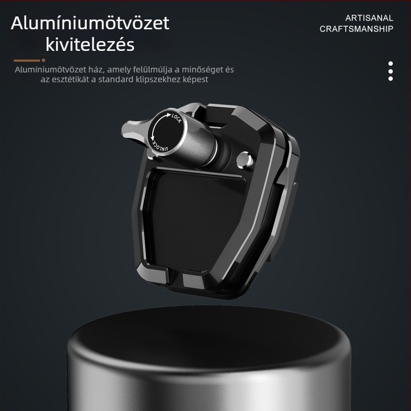 Szélvédő klipsz akciókamerákhoz (GoPro, DJI, Insta360) – alumíniumötvözet, modell AG1536/AG1537