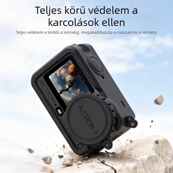 axyn DJI Osmo Action6 szilikon védőtok – csúszásmentes, ütésálló