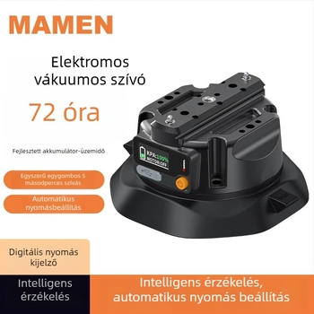MAMEN Univerzális autós vákuumos tartó telefonhoz és akciókamerához – alumíniumötvözet + nylon