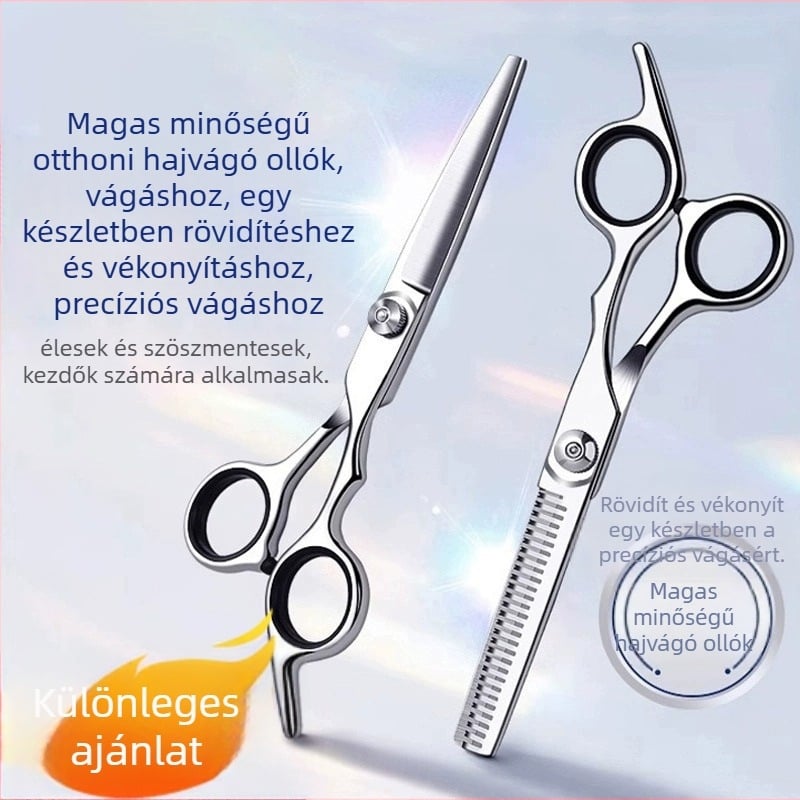 Állatgondozó olló egyenes és hajlított élekkel, kutyáknak, magas minőségű acélból, kozmetikai olló a Quickly márkától