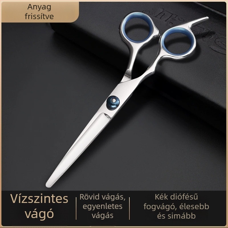 Állatgondozó olló egyenes és hajlított élekkel, kutyáknak, magas minőségű acélból, kozmetikai olló a Quickly márkától