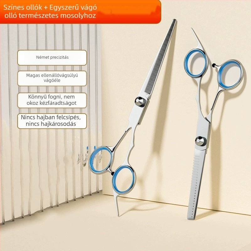 Állatgondozó olló egyenes és hajlított élekkel, kutyáknak, magas minőségű acélból, kozmetikai olló a Quickly márkától