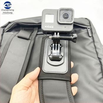 GoPro akciókamera vállöv rögzítő, hátizsákhoz készült, első személy nézet, ABS + búváranyag