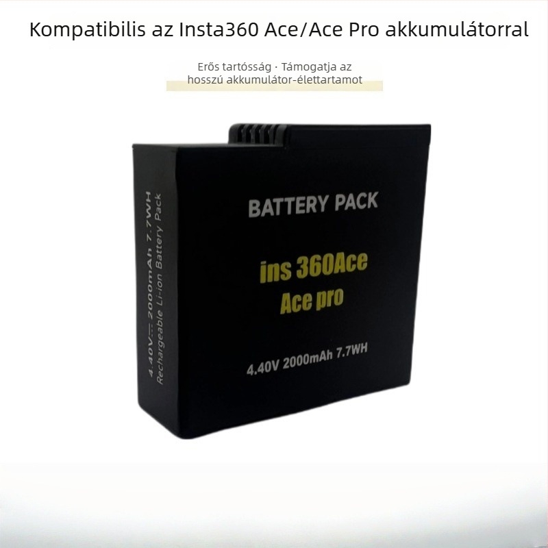 Insta360 Ace Pro/Pro2 háromcsatornás akkumulátortöltő (Modell: Insta360acepro; Anyag: Műanyag)