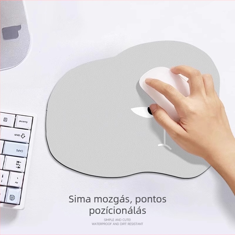 Kis egérpad karikatúra mintával, hordozható gumírozott asztali alátét csúszásmentes felülettel