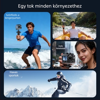 DJI Action 6 vízálló védőház antifog, edzett üveg szerkezettel, kompatibilis Action 6