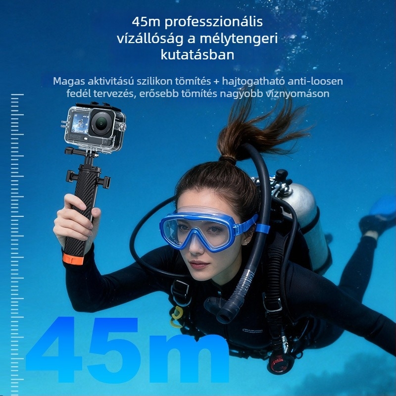 DJI Action 6 vízálló védőház antifog, edzett üveg szerkezettel, kompatibilis Action 6