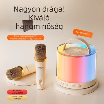 Bluetooth hangszóró TF-kártya támogatással, USB-C és Bluetooth 5.3; 2-csatornás hang, 100 Hz–20 kHz; kimenő teljesítmény <10 W; lejátszás 3–4 óráig; TF-kártya 32 GB-ig.