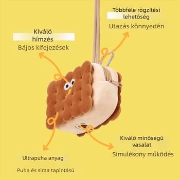Purlab kutyaürülék-zacskó adagoló klippel és kulcstartóval, hordozható sétáltató kiegészítő
