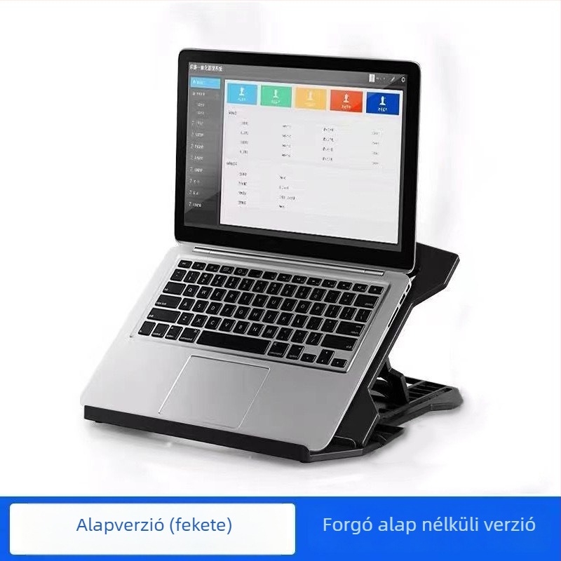 Nossi N2 laptop- és tabletatartó – összehajtható, állítható magasság, műanyag