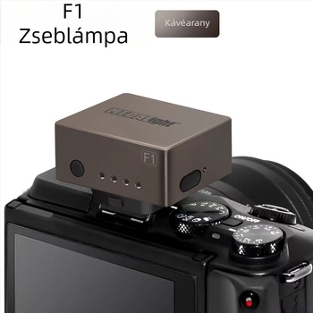 Medalight F1 Mini külső vaku — kompakt, hordozható, univerzális hot shoe kompatibil DSLR/mirrorless kamerákhoz (Nincs önálló energiaforrás; Fényerő nem állítható)