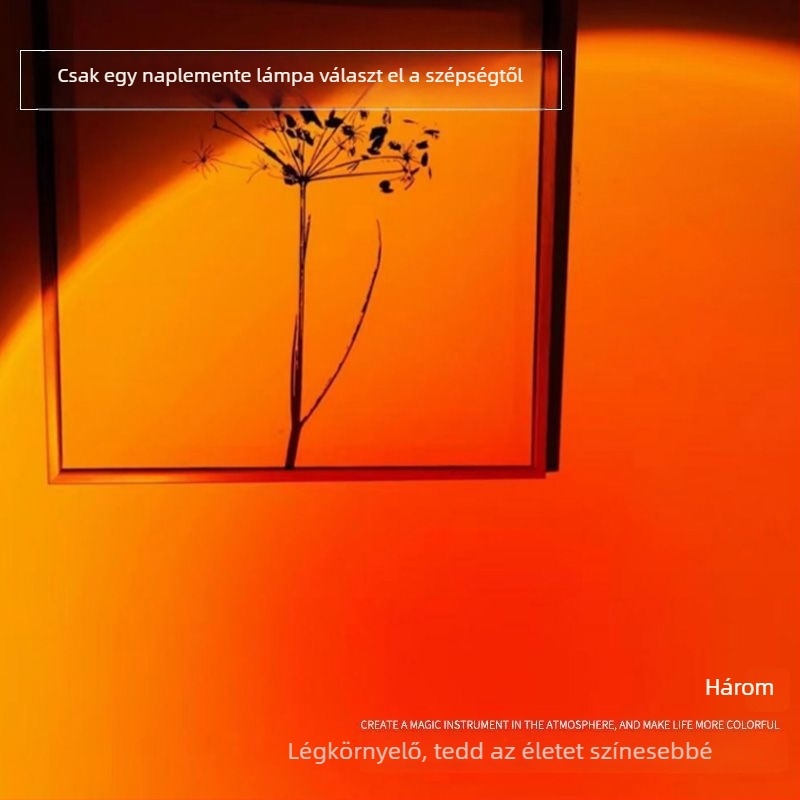 Naplemente hangulatlámpa projektor, állítható, falra szerelhető, AC táplálás