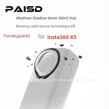 Insta360 X5 Edzett üveg objektívvédő, Párban, Anti-Fog és Anti-Scratch