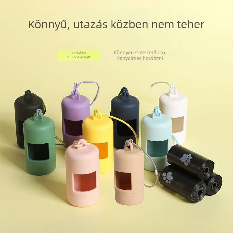 Kutyáknak és macskáknak szánt ürüléktasak-adagoló 300 műanyag tasakkal