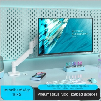 Forgó monitorkaros állvány, műanyag kivitel