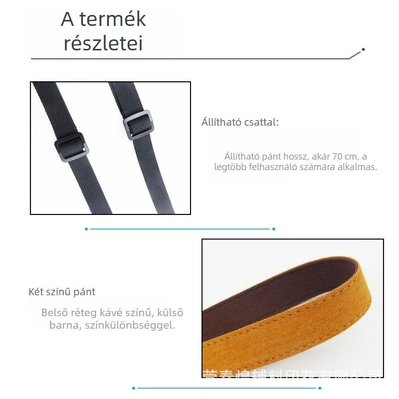 Chunhuang 002 Denim nyakpánt DJI távirányítóhoz, állítható, univerzális kompatibilitás, logó nyomtatható