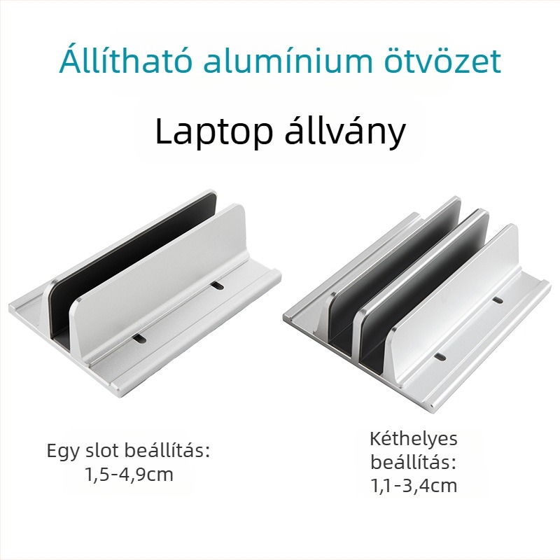 Maijihong KM23 laptop állvány az asztalra – műanyag, 210 g, kompatibil MacBook, Huawei, HP, Dell