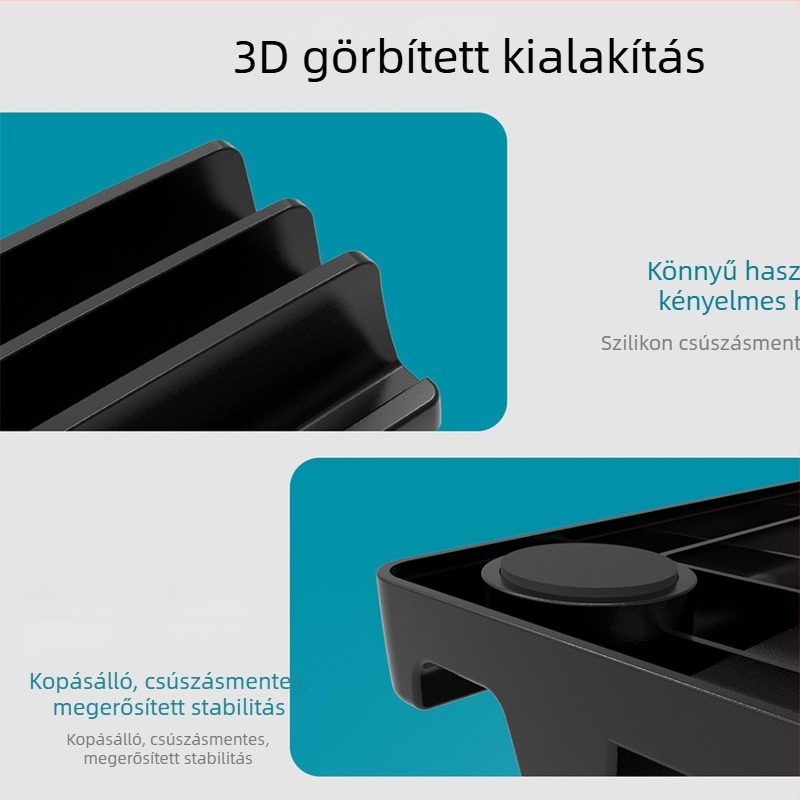 Maijihong KM23 laptop állvány az asztalra – műanyag, 210 g, kompatibil MacBook, Huawei, HP, Dell