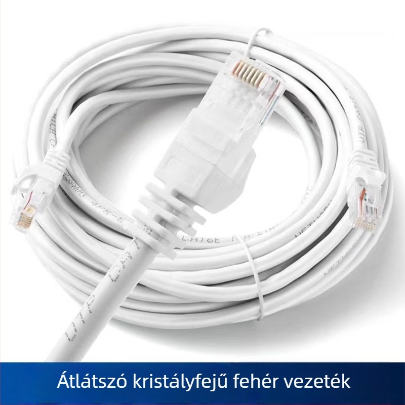CAT6 Ethernet kábel, RJ-45, 1 Gbps, Copper Clad Aluminum (CCA), Twisted Pair
