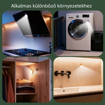 Mini mágneses töltőfény telefonhoz – Kézben tartható, meleg fény 2700–3500K, 5V, <10W