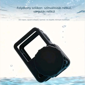 Wiersion DJI Action6 szilikon védőtok sportkamerához - élelmiszer-minőségű szilikon; kompatibilis DJI Action6; teljes készlet; logónyomtatás támogatott