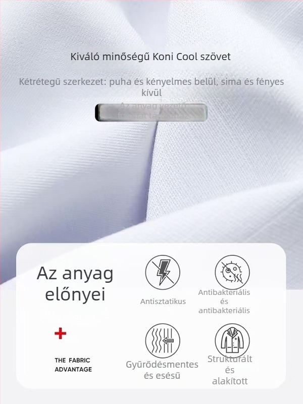 Antisztatikus nővér öltözet - felső és nadrág, minden évszakra, hosszú és rövid ujjú
