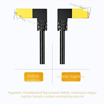 Cat6 Ethernet-kábel, RJ-45, beltéri használatra, routerhez, átmérő 2.8 mm