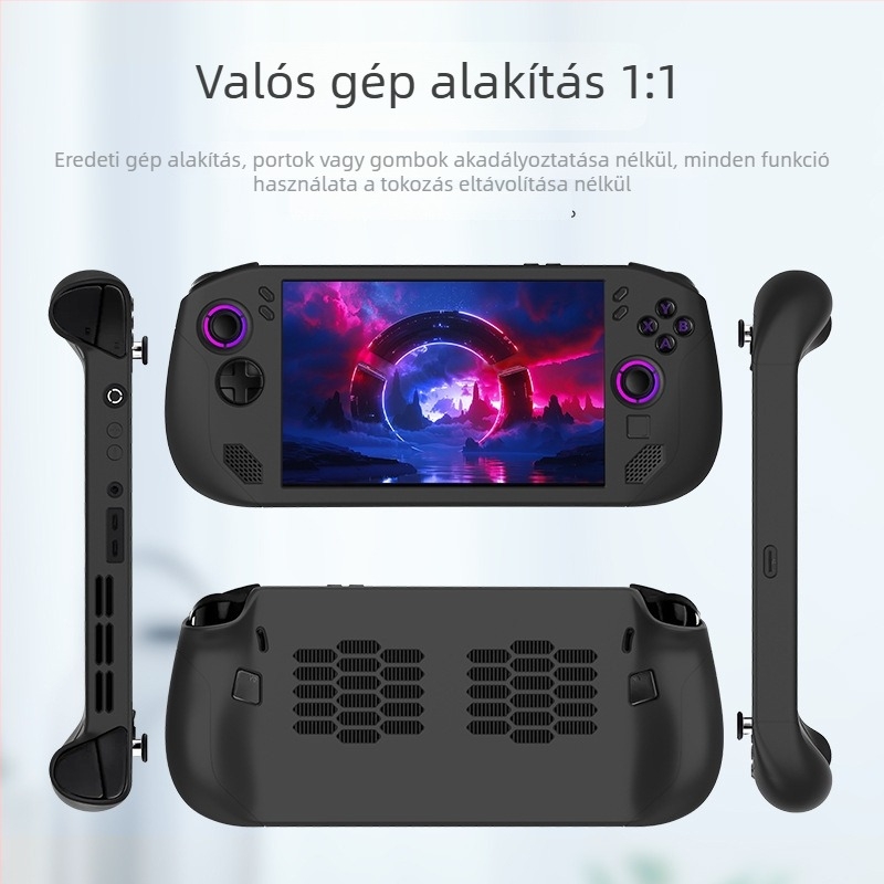 Lenovo Legion Go S szilikon védőtok, forrópréses kialakítás, súlya 90 g