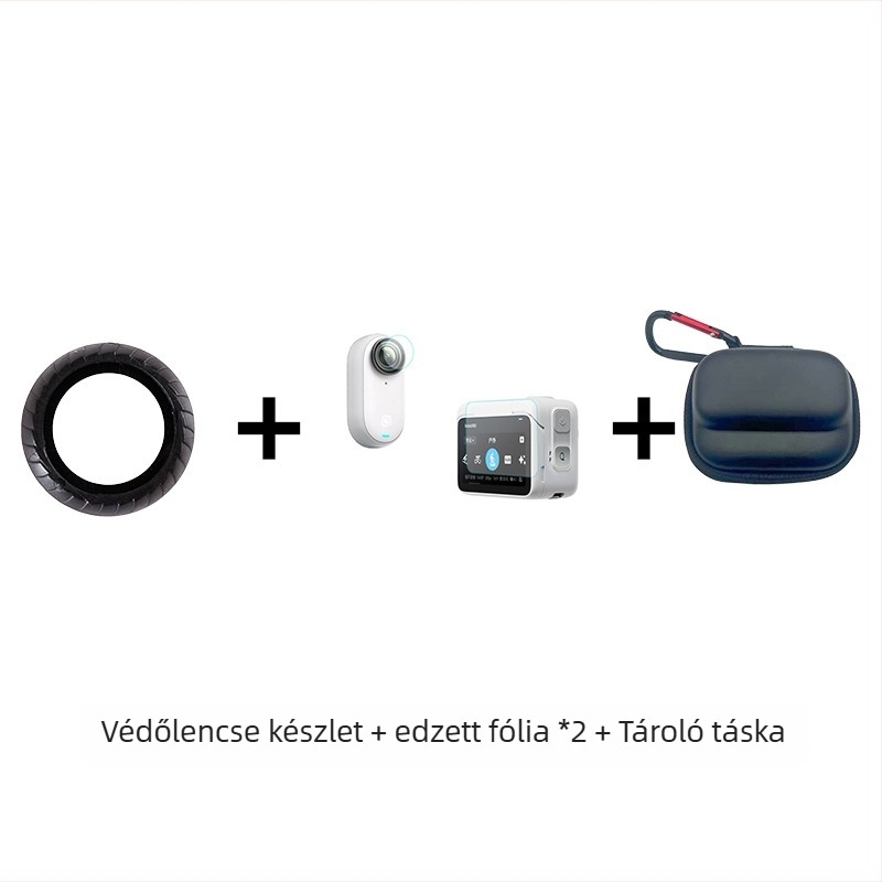 Shadowstone Insta360 Go3s/Go3 objektív védő tükrös készlet — edzett üveg, tartalmaz tükröt, edzett fóliát és tároló tasakot