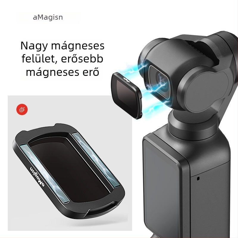 Amagisn Op3 ND védőszűrő DJI Osmo Pocket3-hoz — alumínium ötvözet + üveg; tartalmaz védődoboz