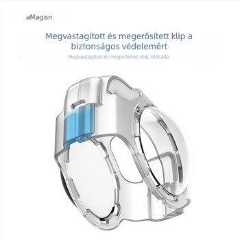 amagisn Szilikonból készült védőobjektív sapka Insta360 X3 panorámalencséhez, kapcsos rögzítés, esés elleni védelem, párásodás elleni védelem