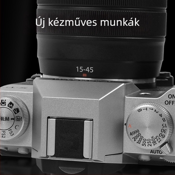 Alumíniumötvözetből készült hot shoe fedél DSLR és tükör nélküli fényképezőgépekhez – CNC megmunkált porvédő sapka