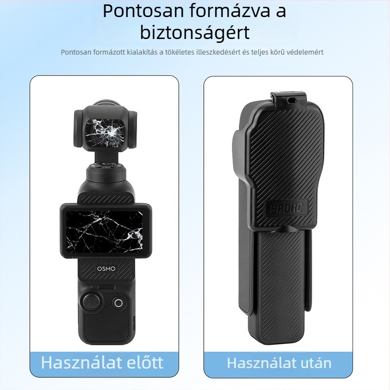 DJI Osmo Pocket 3 védő fedélkészlet: objektívfedél, képernyővédő, gimbal védőfedél