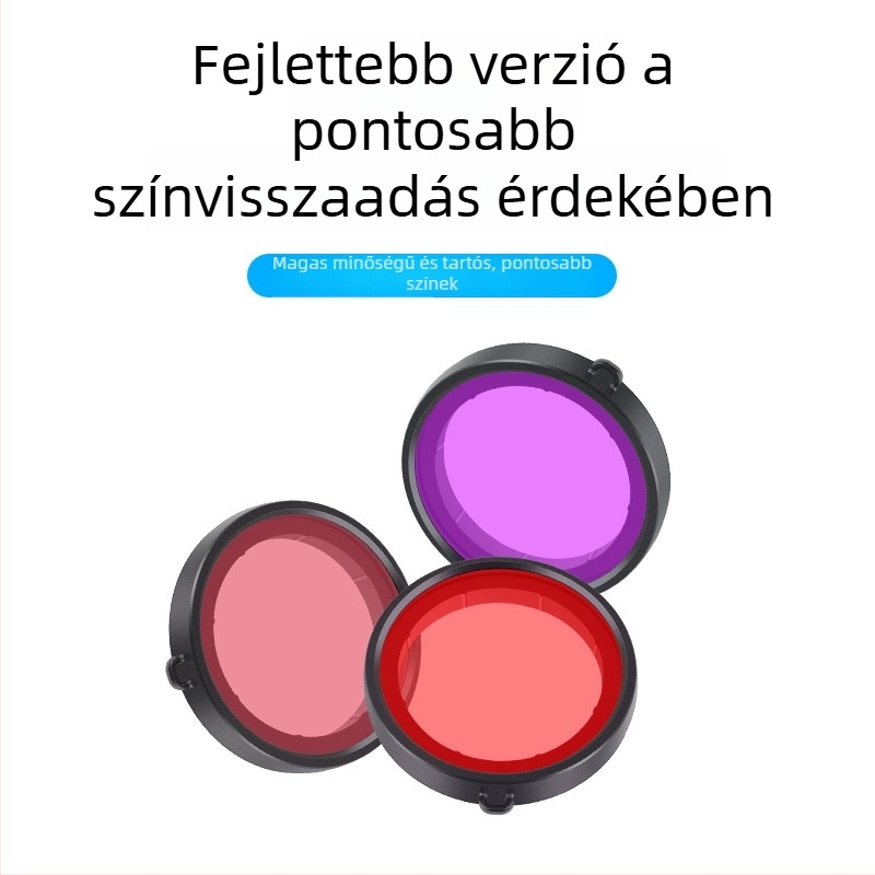 Vízálló búvárház DJI Osmo Action 5 Pro/4/3-hoz – akril, 45 m mélység, szűrővel