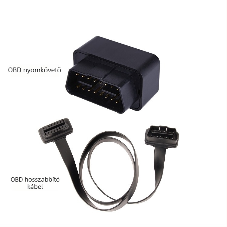 KC03 autós OBD-lokátor GPS-pontosággal 3-30, több riasztás (rezgés, áramkimaradás, kerítés, gyorshajtás), beépített GPS és GSM antenna