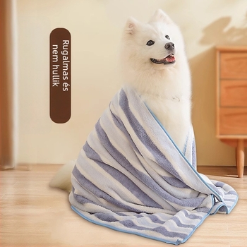 Kutyák számára nedvszívó fürdőlepedő, 80% poliészter + 20% poliamid, véletlenszerű csomagolás