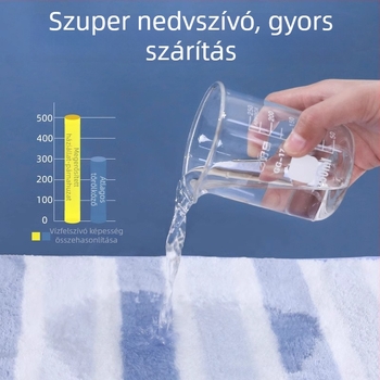 Kutyák számára nedvszívó fürdőlepedő, 80% poliészter + 20% poliamid, véletlenszerű csomagolás