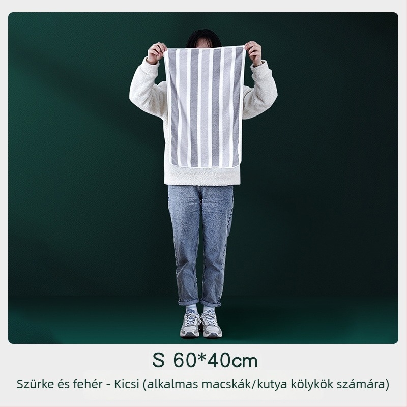 Kutyák számára nedvszívó fürdőlepedő, 80% poliészter + 20% poliamid, véletlenszerű csomagolás