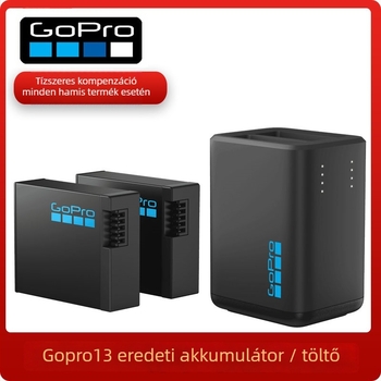 GoPro AFAEM-002 kettős akkumulátor töltő