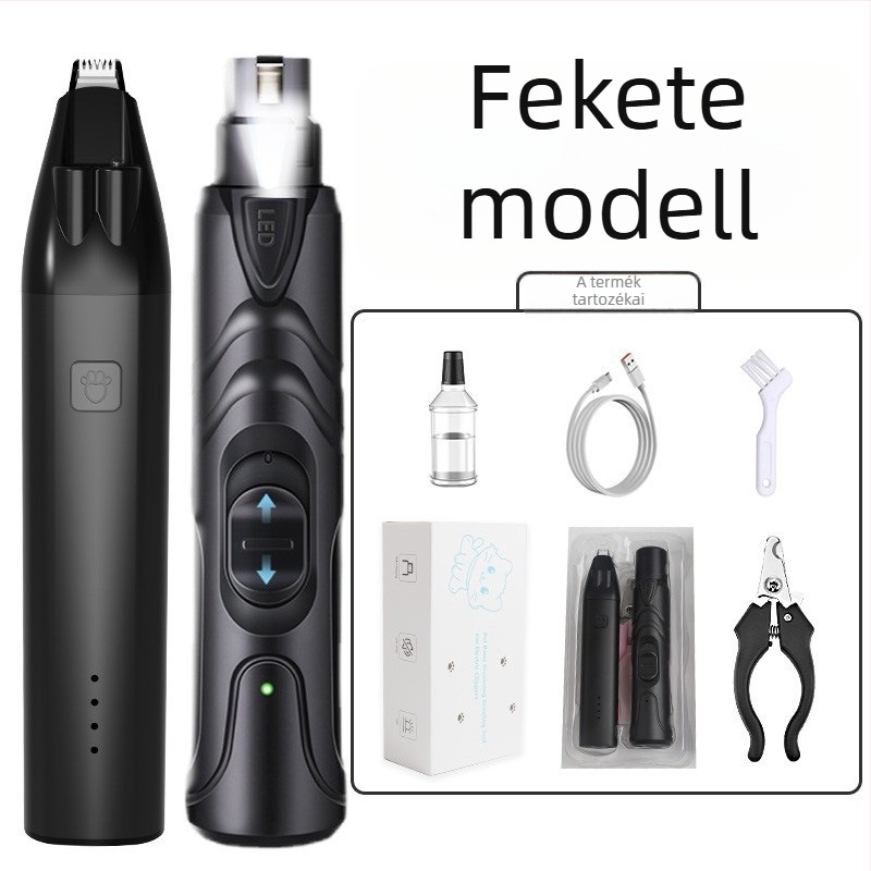 Elektronikus kutya körömreszelő, fémből készült testtel, 50 darabos doboz, Youyi Push márka, multifunkcionális háziállatgondozó eszköz